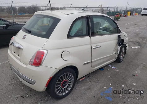 2012 Fiat 500 Lounge from USA, damaged, VIN 3C3CFFCRXCT360915